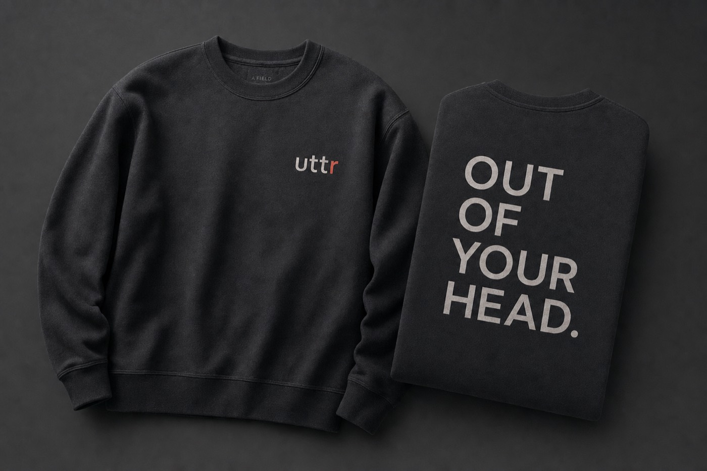 Out of your head crewneck